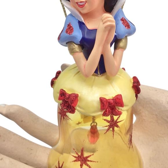 Vintage 1999 Disney Snow White Bell Ornament,Vintage Glass Christmas Decoration - Picture 4 of 13